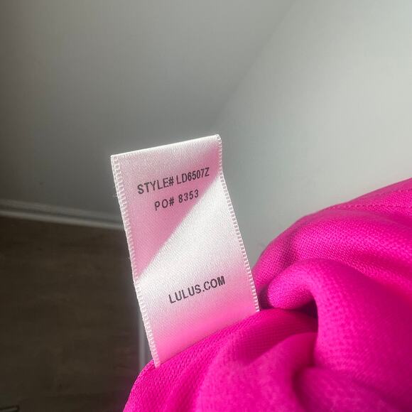 Lulu's Pink Better Bow-lieve It Cutout Skater Mini Dress - Picture 7 of 9